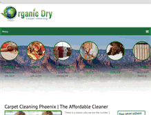 Tablet Screenshot of drycarpetcleaningphoenix.com